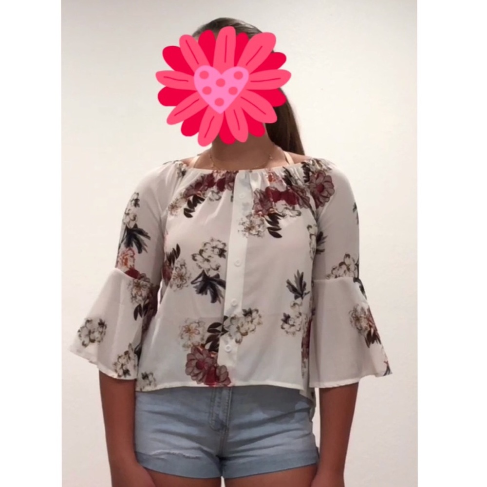 Adorable Floral Blouse